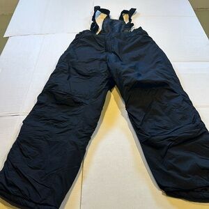 Adolfo Sport black medium unisex overalls with zipper and buttons side pocket